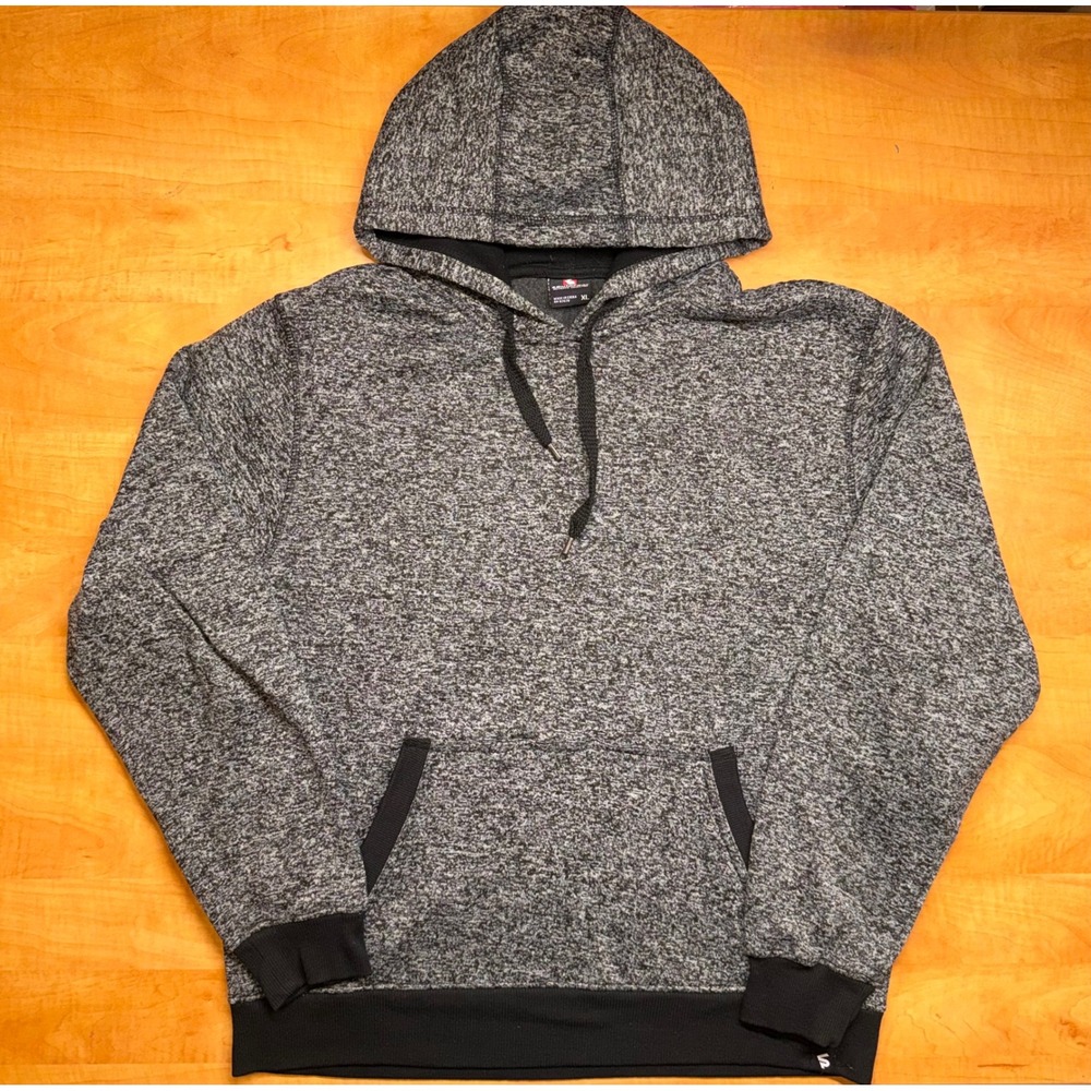 Southpole Authentic Collection Grey Marl Knit Hoodie Mens XL Pullover